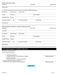 Form 2019E Request for Appointment of Conciliation Officer - Ontario, Canada, Page 4
