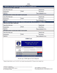 DAF Form 110 Daf Electronic Medical Device Request Form &amp; Approval Card, Page 2
