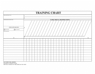 Document preview: DAF Form 1320A Training Chart