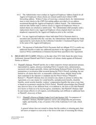 Form LACIV298 [model] Paga Settlement Agreement - County of Los Angeles, California, Page 6