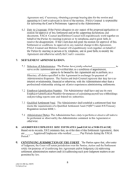 Form LACIV298 [model] Paga Settlement Agreement - County of Los Angeles, California, Page 8