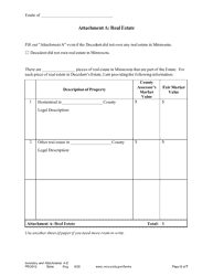 Form PRO912 Inventory - Minnesota, Page 3