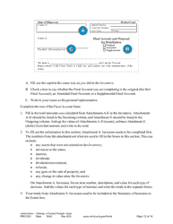 Form PRO1301 Instructions - Closing a Formal Probate Case - Minnesota, Page 12