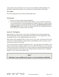 Form PRO1301 Instructions - Closing a Formal Probate Case - Minnesota, Page 15