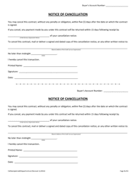 Credit Repair Services Contract - Wisconsin, Page 3