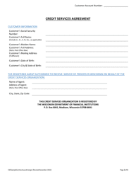 Credit Services Agreement for Loan Arrangers - Wisconsin, Page 2