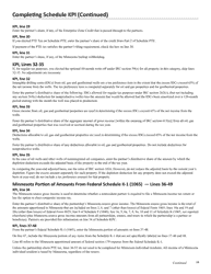 Instructions for Form M3 Partnership Return - Minnesota, Page 13