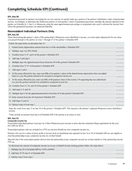 Instructions for Form M3 Partnership Return - Minnesota, Page 14