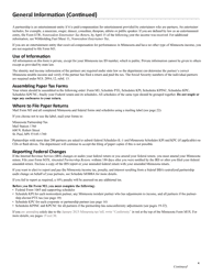 Instructions for Form M3 Partnership Return - Minnesota, Page 4