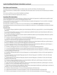 Instructions for Form DA101 Lawful Gambling Distributor Permit Application - Minnesota, Page 2