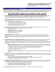 Form 8700-383 Priority Evaluation and Ranking Formula - Lead Service Line (Lsl) Replacement Program - Wisconsin, Page 2