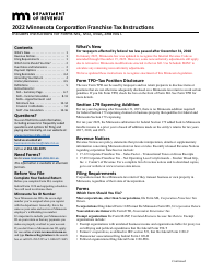 Instructions for Form M4, M4I, M4A, M4T - Minnesota