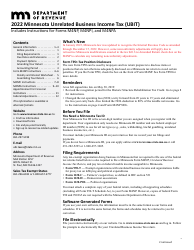 Instructions for Form M4NP, M4NPI, M4NPA - Minnesota