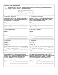 Local Form H1340 Application for Payment of Unclaimed Funds - Hawaii, Page 2