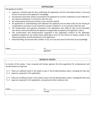 Form H2016-1F Final Application for Compensation by Professional Employed by Chapter 7 Trustee - Hawaii, Page 2