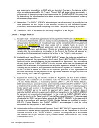 Agreement Between Client Agency and the Department of Management Services - Florida, Page 3