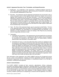 Agreement Between Client Agency and the Department of Management Services - Florida, Page 5
