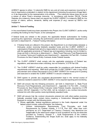 Agreement Between Client Agency and the Department of Management Services - Florida, Page 6