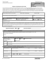 Document preview: Form DHS1179A Change of Circumstance Report Form - Hawaii