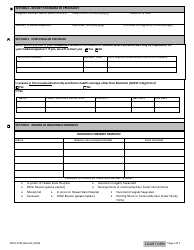 Form DHS1179A Change of Circumstance Report Form - Hawaii, Page 2