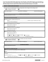 Form DHS1179A Change of Circumstance Report Form - Hawaii, Page 4