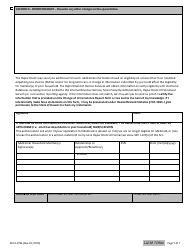 Form DHS1179A Change of Circumstance Report Form - Hawaii, Page 7