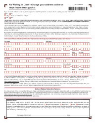 Form DL-64 Application for Change of Address or Replacement on Valid Texas Driver License (Dl), Commercial Driver License (Cdl) &amp; Identification Card (Id) - Texas, Page 2