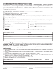 Form VSD62 Persons With Disabilities Certification for Parking Placard - Illinois, Page 2