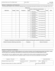Form 3055 Physician&#039;s Orders (Dahs) - Texas, Page 2