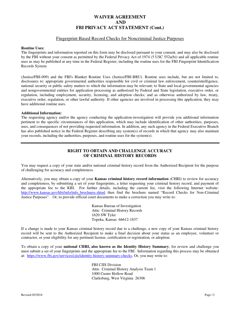 Firearms Trainer - Renewal Application - Kansas, Page 6