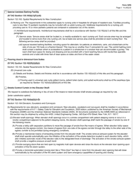 Form 3250 Hospital Statute and Rule Waiver Request Application for Facility Physical Plant and Construction Requirements - Texas, Page 3