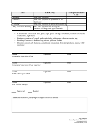 Form KDOC-0131 Community Integration Program Application - Kansas, Page 5