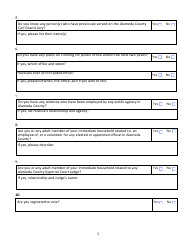 Confidential Juror Questionnaire - Alameda County, California, Page 3