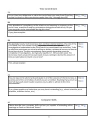 Confidential Juror Questionnaire - Alameda County, California, Page 6