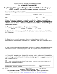 Form EF23-12989 Minor Amendment License Application - Food Handler Program - Texas, Page 12