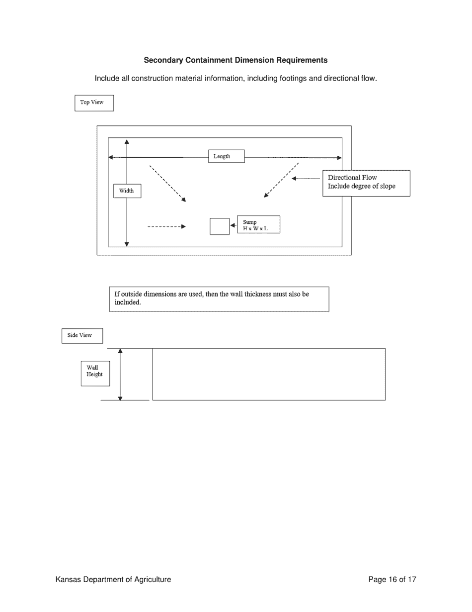Application for Bulk Fertilizer Storage Facility - Kansas, Page 16