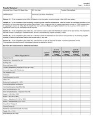 Form 3617 Request for Transfer of Waiver Program Services - Texas, Page 3