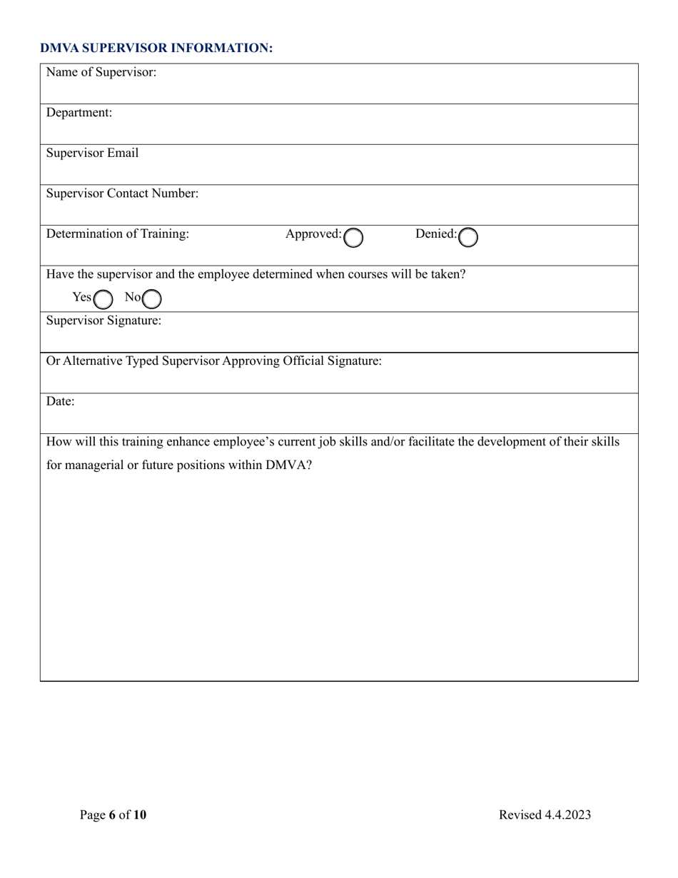 Colorado Training & Professional Development Request Form - Fill Out 