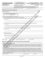 Document preview: Formulario JD-JM-40S Citacion/Orden De Audiencia Y Notificacion - Privacion De La Patria Potestad - Connecticut (Spanish)