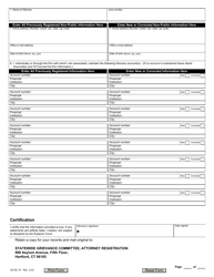 Form JD-GC-10 Attorney Registration Change of Information - Connecticut, Page 2