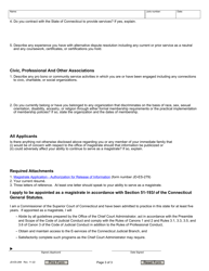 Form JD-ES-268 Application for Appointment as a Magistrate (Pursuant to C.g.s. 51-193l) - Connecticut, Page 3