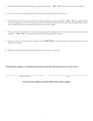 Form DAH(IH17 Motor Vehicle Crash Affidavit Involving Personal Injury/Fatality - Illinois, Page 3