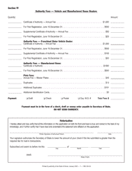 Form VSD324 Dealer License Application - Illinois, Page 4