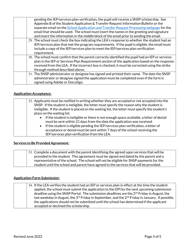 Student Application Checklist - Special Needs Scholarship Program - Wisconsin, Page 5