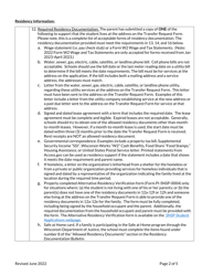 Transfer Request Checklist - Special Needs Scholarship Program - Wisconsin, Page 2