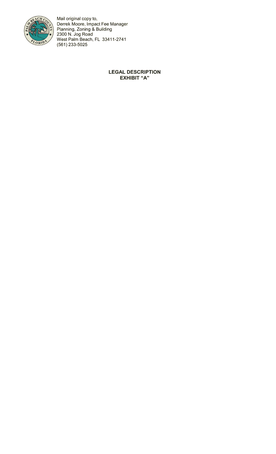 Declaration and Restrictive Covenant Regarding Road Impact Fee - Palm Beach County, Florida, Page 5