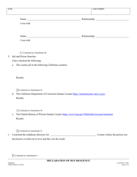 Form SJPR-004 Declaration of Due Diligence - County of Joaquin, California, Page 3