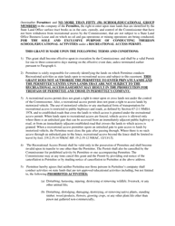 Recreational Access Permit Contract for School/Educational Permit - New Mexico, Page 2