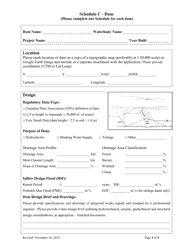 Document preview: Schedule C Dam - Newfoundland and Labrador, Canada