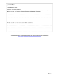 Schedule F Stream Modification or Diversion - Newfoundland and Labrador, Canada, Page 3